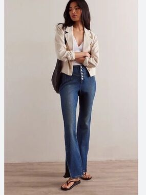FREE PEOPLE We The Free Crvy Nix Corset Jeans